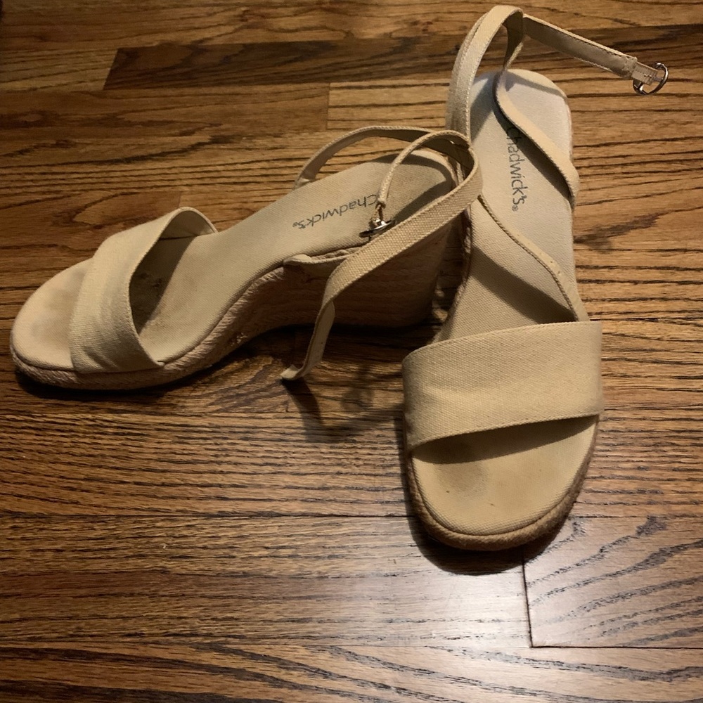 Chadwick tan wedges